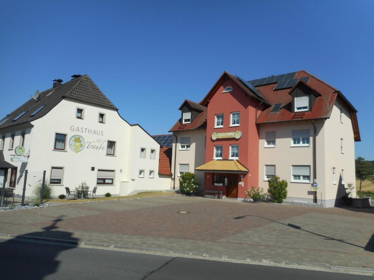 Pension Zur Traube 3 Sterne Oberschwarzach Exterior photo